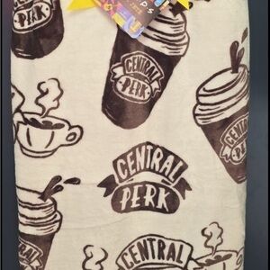 Friends Central Perk Coffee Themed Blanket